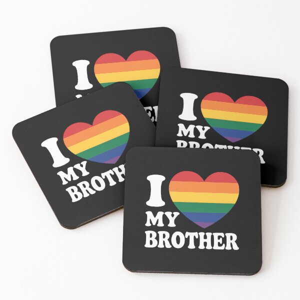 Item preview, I love My Gay Brother LGBT designed and sold by sailorjessiArt.