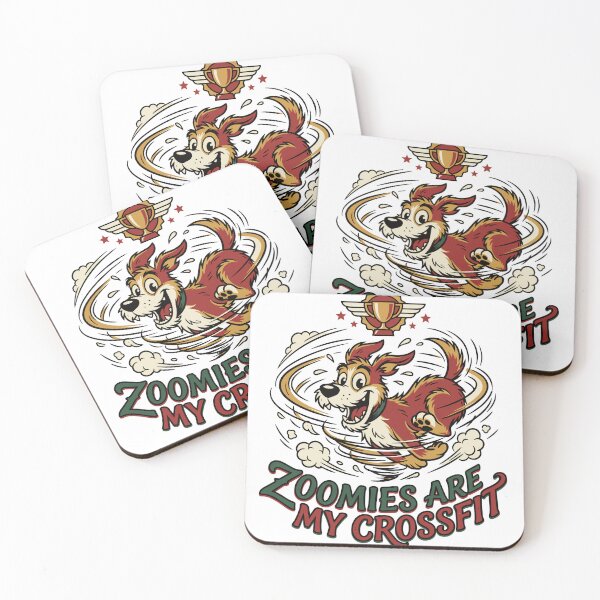 Item preview, Zoomies Are My CrossFit — Circular Badge designed and sold by 1RSN.