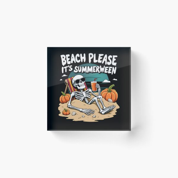 Item preview, Beach Please Summerween Party Vibes designed and sold by MooonTees.