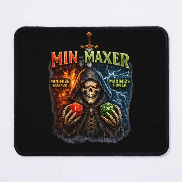 Item preview, Min-Maxer: Minimize Weakness, Maximize Power | RPG Gamer Build Optimization designed and sold by RockyLambda.