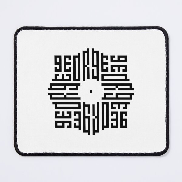 Item preview, GEORGE | Black  | Modern Geometric Kufi Calligraphy | From Name to Art   designed and sold by FOR YOUR NAME.