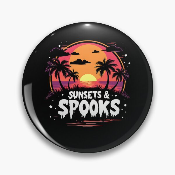 Item preview, Sunset Spooks Summerween Party Vibes designed and sold by MooonTees.