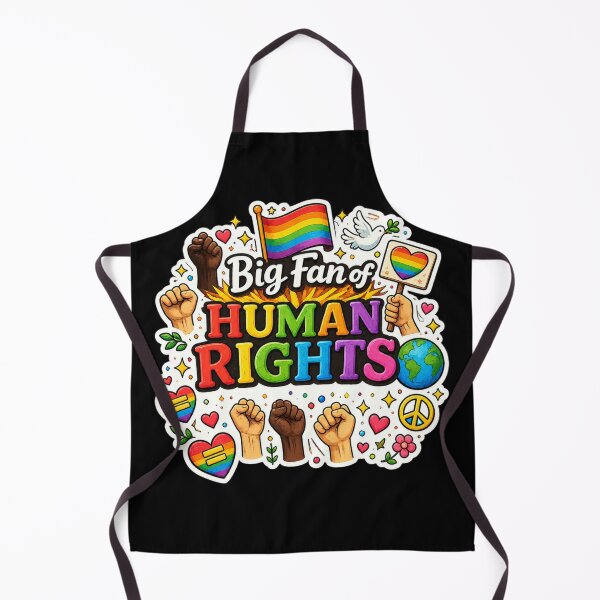 Item preview, Big Fan of Human Rights Retro designed and sold by super-think.