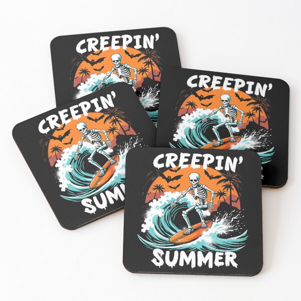 Item preview, Creepin Summer Summerween Party Vibes designed and sold by MooonTees.