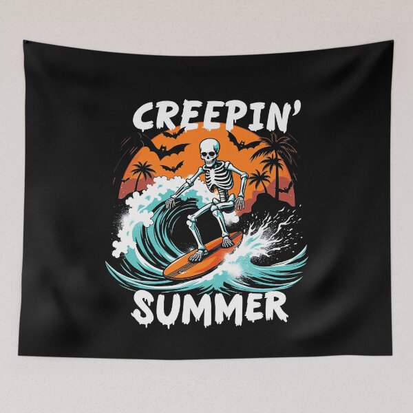 Item preview, Creepin Summer Summerween Party Vibes designed and sold by MooonTees.