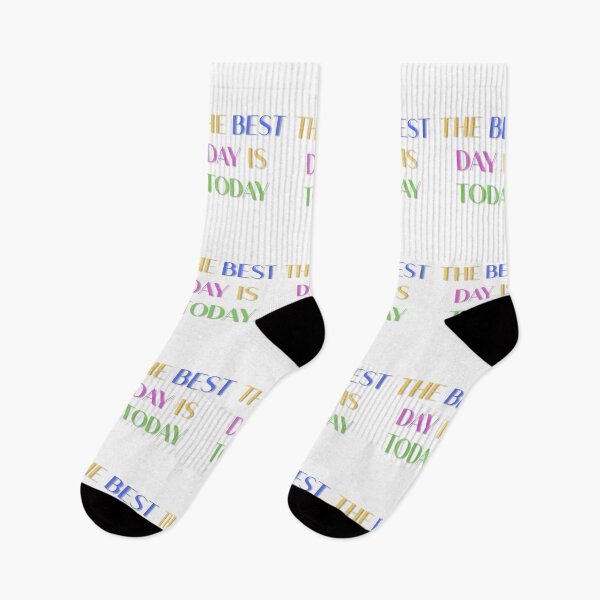Item preview, The Best Day Is Today – Colorful Motivational Quote Design designed and sold by icreativestudio.