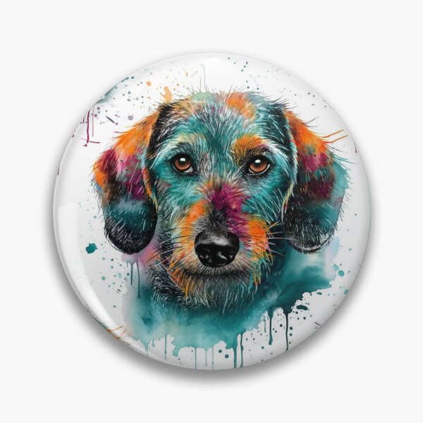 Item preview, Dachshund - Watercolor Pattern designed and sold by 3ling_Design.