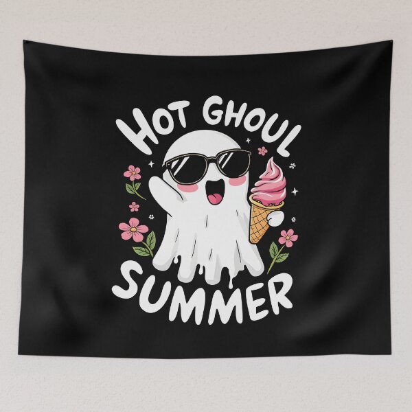 Item preview, Hot Ghoul Summerween Party Vibes designed and sold by MooonTees.