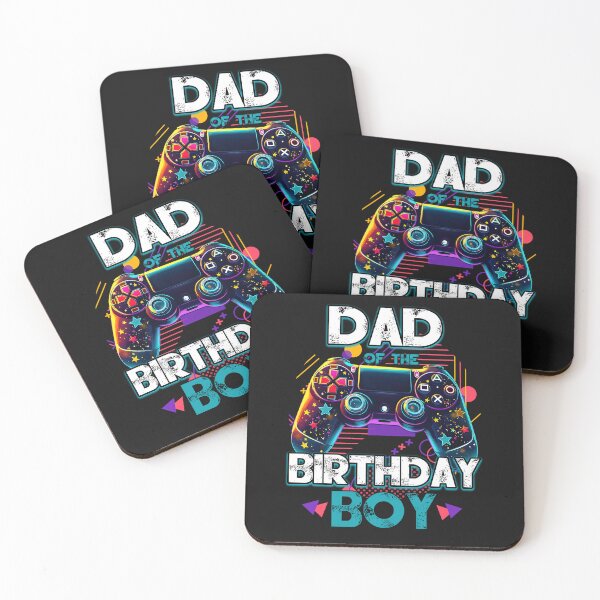 Item preview, Dad of The Birthday Boy Matching Video Game Birthday Party  designed and sold by folk-4-arts.