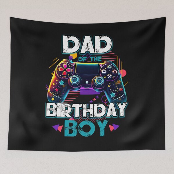 Item preview, Dad of The Birthday Boy Matching Video Game Birthday Party  designed and sold by folk-4-arts.