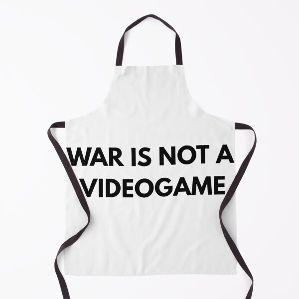 Item preview, : War Is Not A Videogame - Bold Anti War Peace Statement designed and sold by The-SilentPlace.