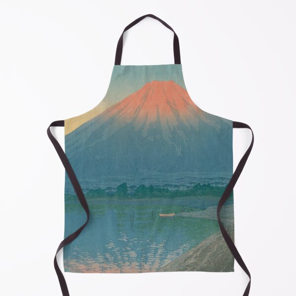 Item preview, Red Fuji at Sunrise: Vintage Japanese Woodblock Style designed and sold by vekotpu.