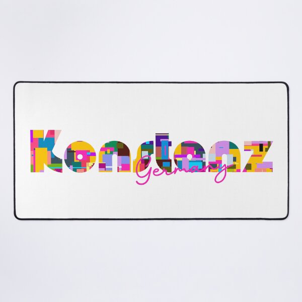 Item preview, Konstanz, Germany, Vibrant Abstract City Typography Art designed and sold by Wanderful-roads.