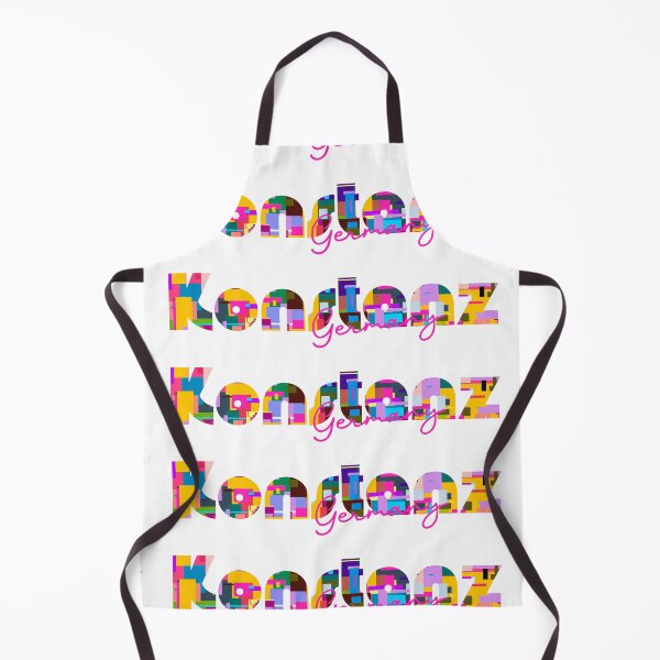 Item preview, Konstanz, Germany, Vibrant Abstract City Typography Art designed and sold by Wanderful-roads.
