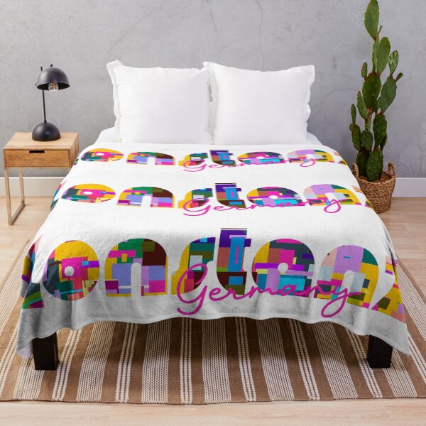 Item preview, Konstanz, Germany, Vibrant Abstract City Typography Art designed and sold by Wanderful-roads.