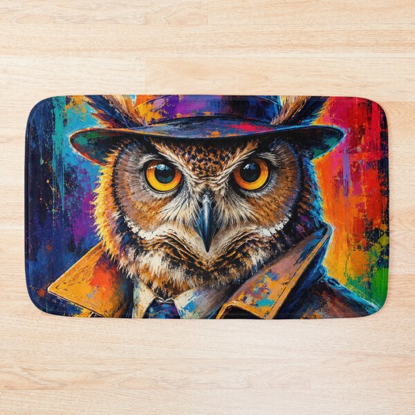 Item preview, Detective Owl Mystery Portrait designed and sold by AndreBarnard.