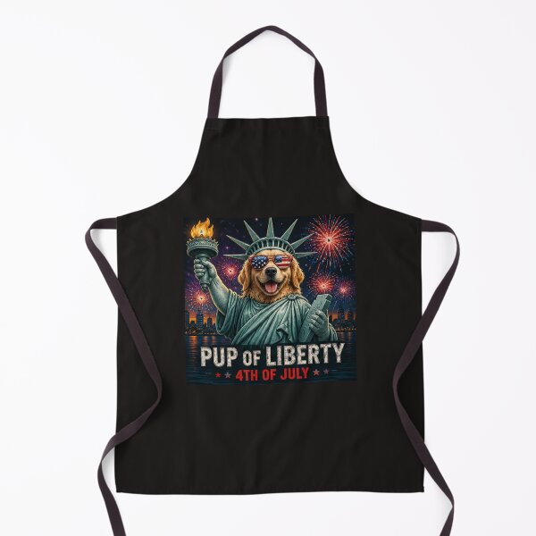 Item preview, Dog Statue of Liberty 4th of July Shirt Patriotic Puppy USA Independence Day designed and sold by PoojaArtLab.