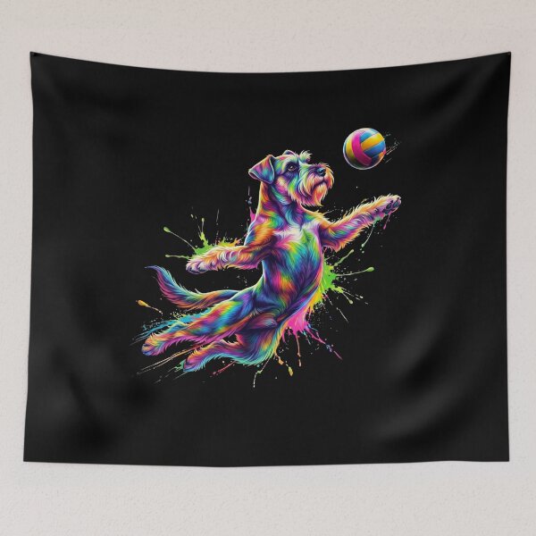 Item preview, Colorful Miniature Schnauzer Art Dog Owner designed and sold by TerryConnells.