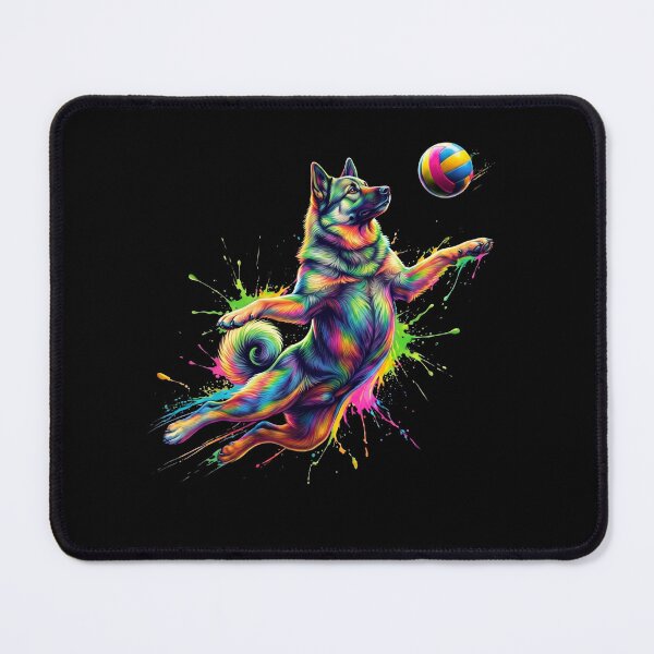 Item preview, Colorful Norwegian Elkhound Art Dog Owner designed and sold by TerryConnells.