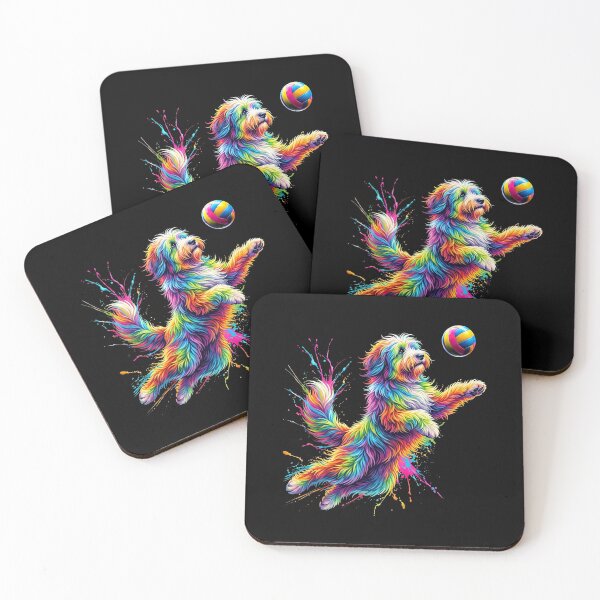 Item preview, Colorful Old English Sheepdog Art Dog Owner designed and sold by TerryConnells.