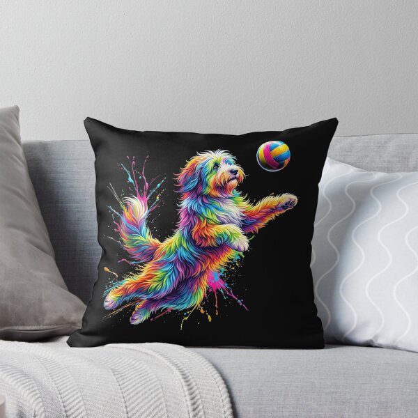 Item preview, Colorful Old English Sheepdog Art Dog Owner designed and sold by TerryConnells.