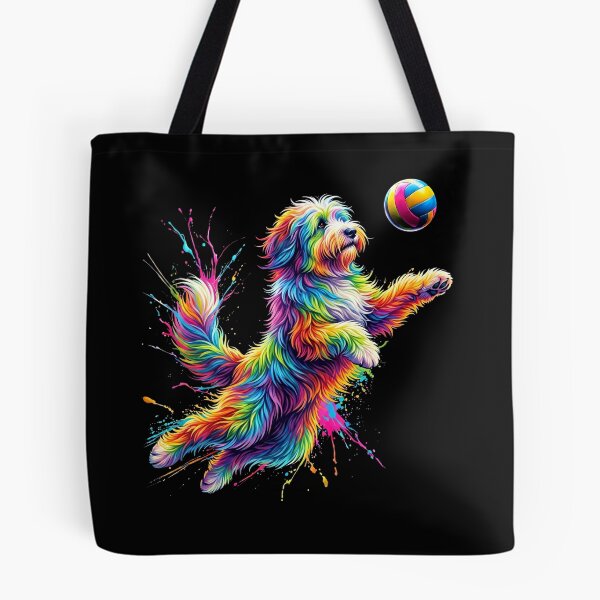 Item preview, Colorful Old English Sheepdog Art Dog Owner designed and sold by TerryConnells.