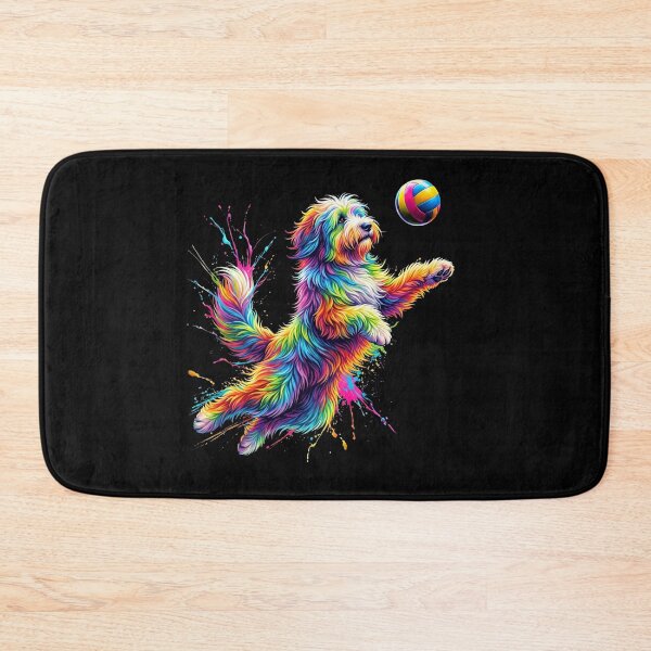 Item preview, Colorful Old English Sheepdog Art Dog Owner designed and sold by TerryConnells.