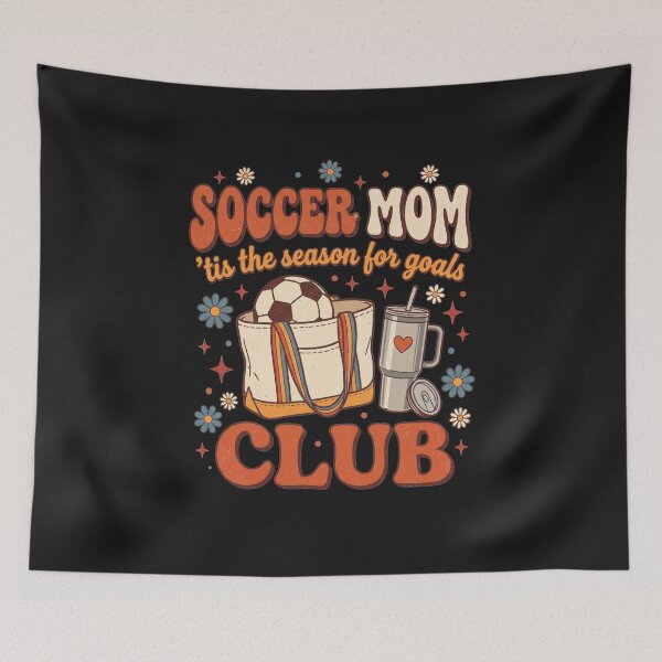 Item preview, Retro Soccer Mom Tis The Season For Goals Club designed and sold by AdyKurniawan.