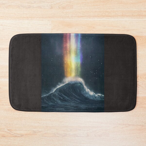 Item preview, Wave with rainbow designed and sold by lucyinspace.