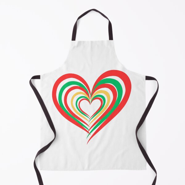 Item preview, Red Yellow Green Heart Design designed and sold by icreativestudio.