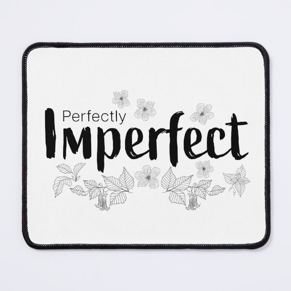 Item preview, Perfectly Imperfect Self Love Floral Affirmation Design designed and sold by artestreestudio.