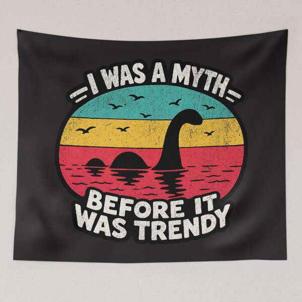 Item preview, Retro Nessie Loch Ness Monster Tee designed and sold by AwesomeBeyondLimits.