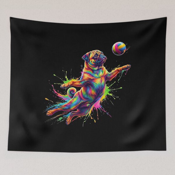 Item preview, Colorful Pug Art Dog Owner designed and sold by TerryConnells.