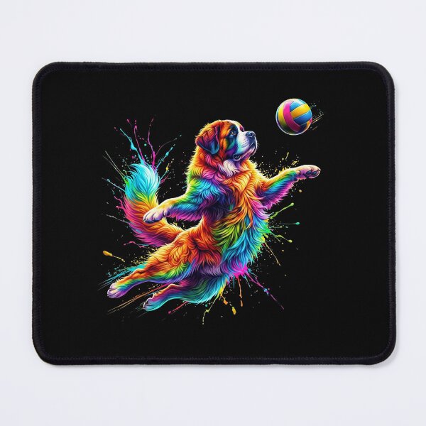 Item preview, Colorful Saint Bernard Art Dog Owner designed and sold by TerryConnells.