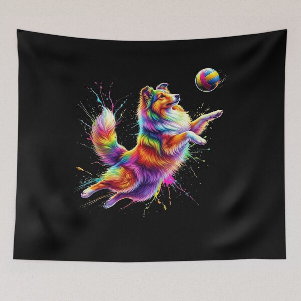 Item preview, Colorful Shetland Sheepdog Art Dog Owner designed and sold by TerryConnells.