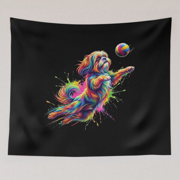 Item preview, Colorful Shih Tzu Art Dog Owner designed and sold by TerryConnells.