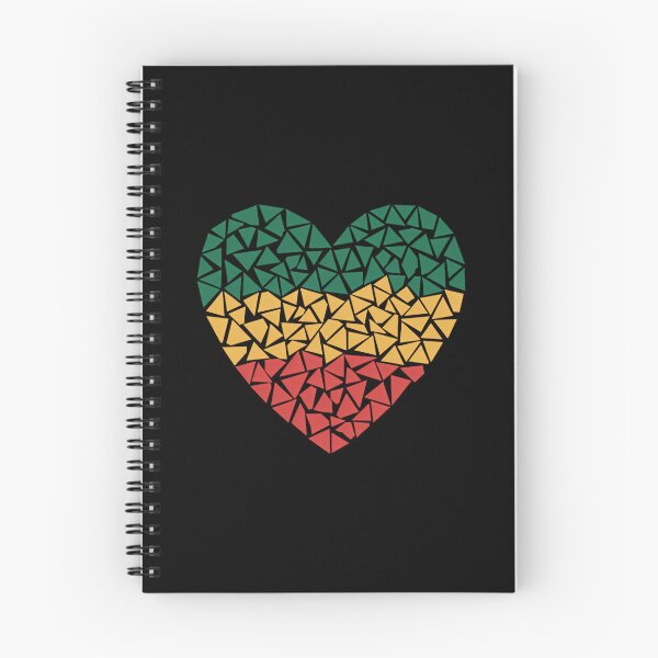 Item preview, Heart of Hearts for Juneteenth - Pan African flag colors designed and sold by sailorjessiArt.