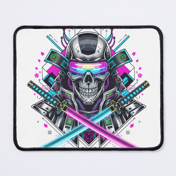 Item preview, Cyberpunk Samurai Skull designed and sold by LainCellJapan.