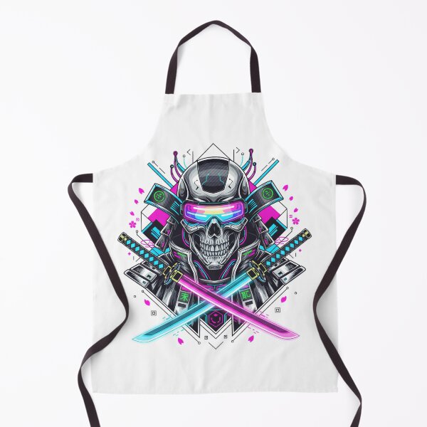 Item preview, Cyberpunk Samurai Skull designed and sold by LainCellJapan.