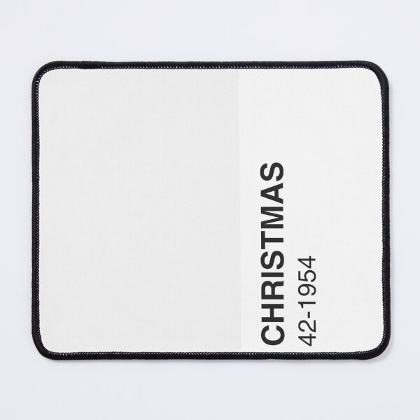 Item preview, Christmas Song White Colour Swatch - Full Width designed and sold by The Colourful Game.