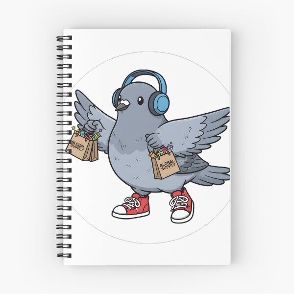 Item preview, Sneakerhead Pigeon Streetwear Art designed and sold by LainCellJapan.