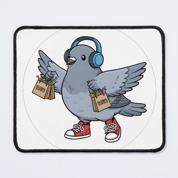 Item preview, Sneakerhead Pigeon Streetwear Art designed and sold by LainCellJapan.