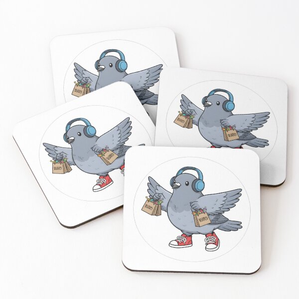Item preview, Sneakerhead Pigeon Streetwear Art designed and sold by LainCellJapan.