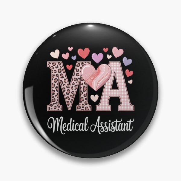 Item preview, Hearts MA Nurse Medical Assistant Valentines Nurses designed and sold by sailorjessiArt.