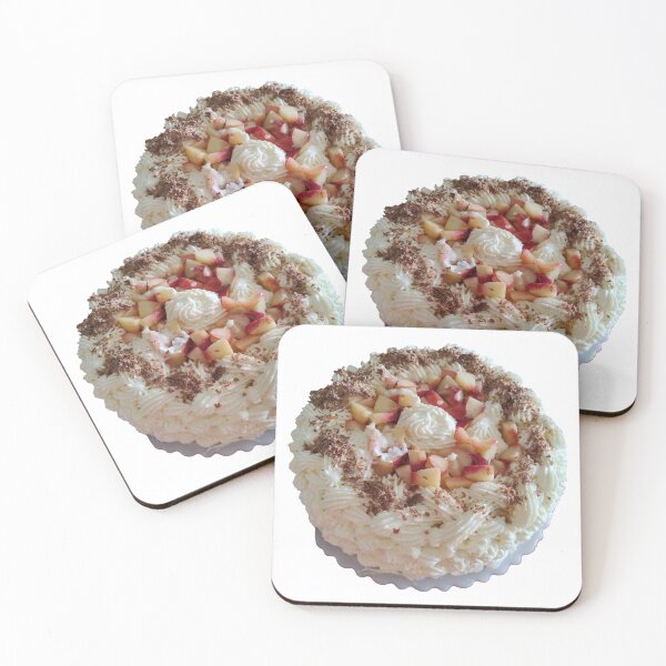 Item preview, Nectarine and cream cake designed and sold by Bambledriel.
