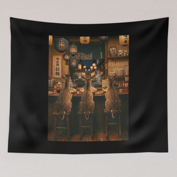 Item preview, Japanese Deer Art Ramen Noodle Foodie Animal Lover designed and sold by DoodleTortle.