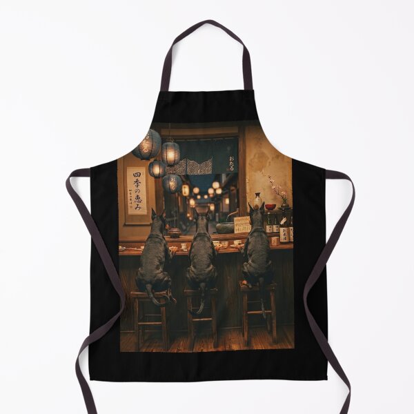 Item preview, Japanese Doberman Pinscher Art Foodie Dog Owner designed and sold by DoodleTortle.