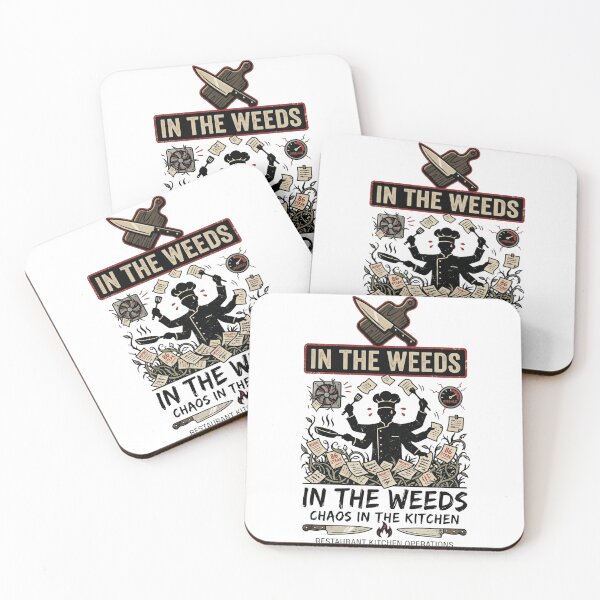 Item preview, In The Weeds - Funny Restaurant Life & Line Cook Graphic Design designed and sold by BrewChef.