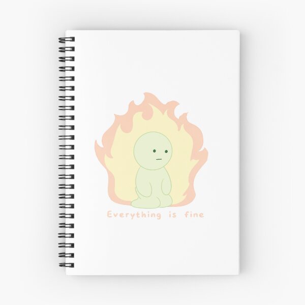 Item preview, Everything Is Fine Smisk designed and sold by xoxo, marie.