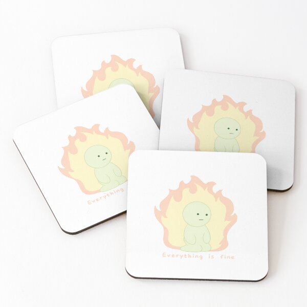 Item preview, Everything Is Fine Smisk designed and sold by xoxo, marie.